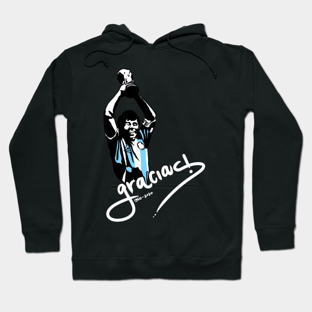 RIP Maradona Hoodie by hiphopshark